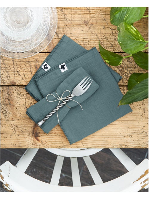 Lot de 3 serviettes – double gaze de coton - gaïa - Kiabi