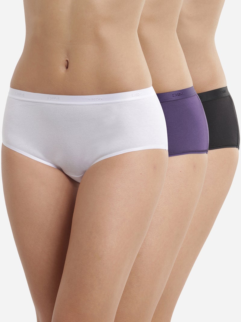 Lot de 3 shorties 'DIM' Blanc - Kiabi