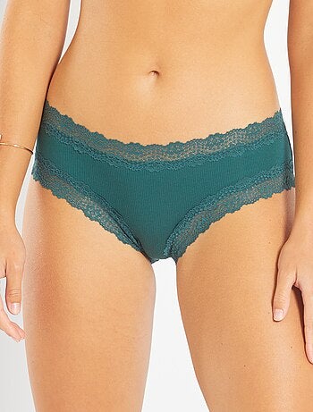 Lot de 3 shorties fines côtes