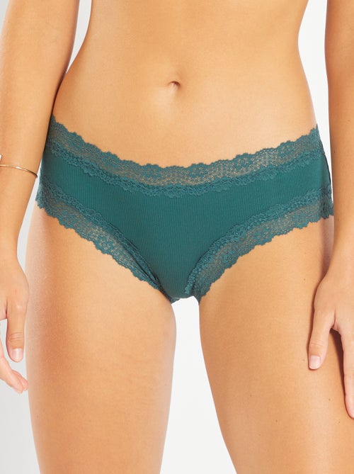 Lot de 3 shorties fines côtes - Kiabi