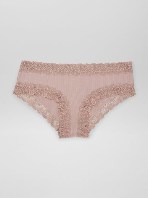 Lot de 3 shorties fines côtes - Kiabi