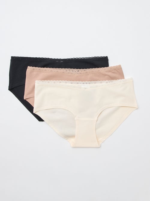 Lot de 3 shorties maternité - Kiabi