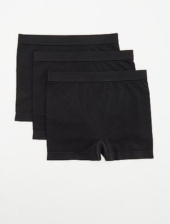 Lot de 3 shorties sans couture