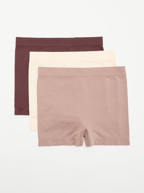 Lot de 3 shorties sans couture - Kiabi Lot de 3 shorties sans couture - Kiabi