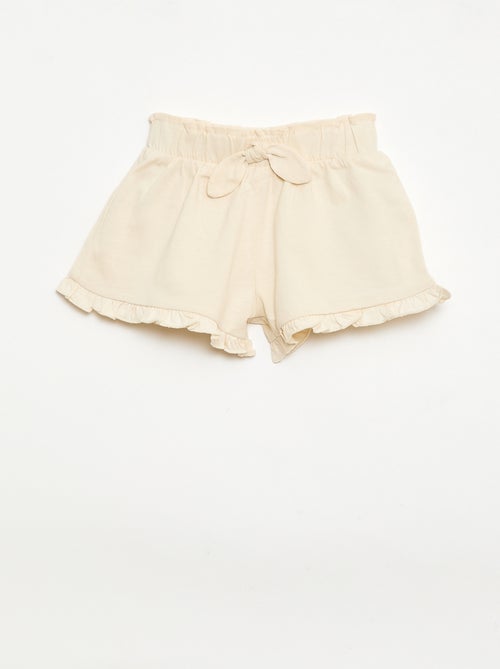 Lot de 3 shorts unis volantés - Kiabi