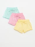 Lot de 3 shorts volantés JAUNE - Kiabi