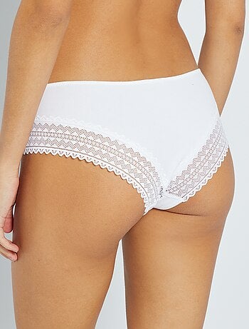 Lot de 3 shorty avec dentelle