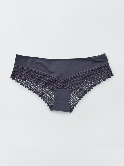 Lot de 3 shorty avec dentelle - Kiabi Lot de 3 shorty avec dentelle - Kiabi