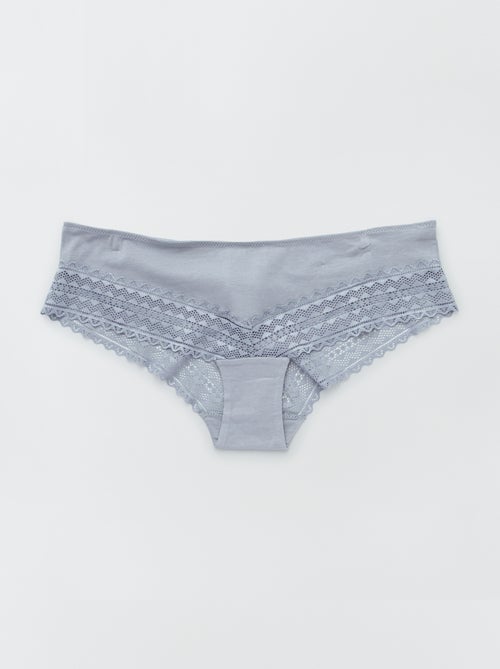 Lot de 3 shorty avec dentelle - Kiabi Lot de 3 shorty avec dentelle - Kiabi