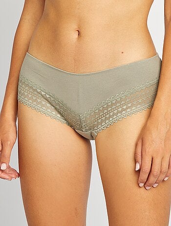 Lot de 3 shorty avec dentelle