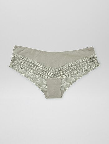 Lot de 3 shorty avec dentelle