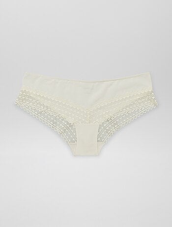 Lot de 3 shorty avec dentelle
