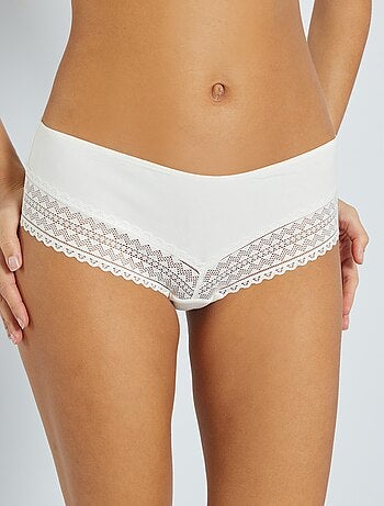 Lot de 3 shorty avec dentelle