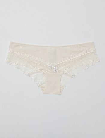 Lot de 3 shorty avec dentelle