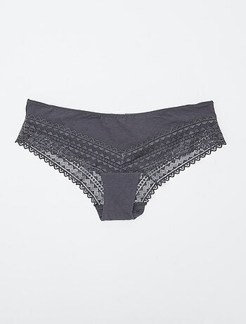 Lot de 3 shorty avec dentelle
