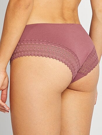 Lot de 3 shorty avec dentelle