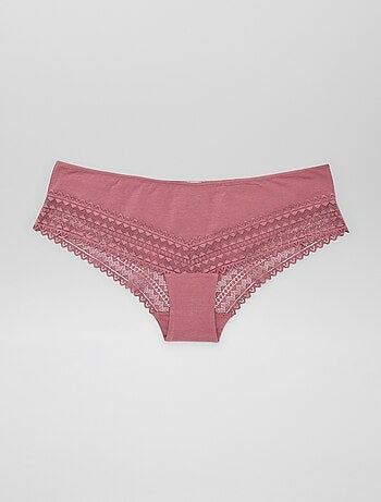 Lot de 3 shorty avec dentelle
