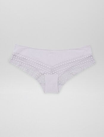 Lot de 3 shorty avec dentelle
