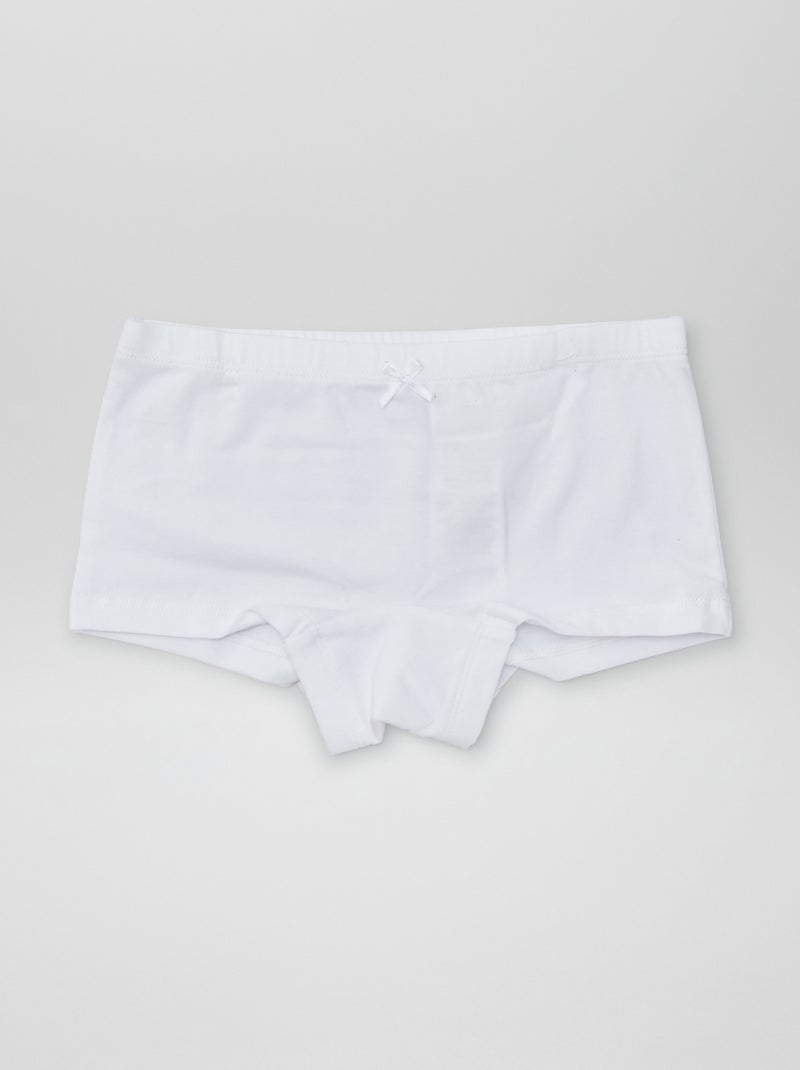 Lot de 3 shortys Blanc/noir - Kiabi