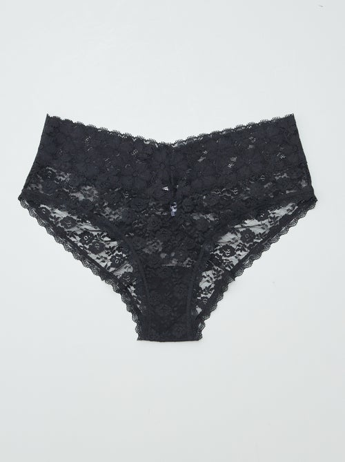 Lot de 3 shortys en dentelle - Kiabi