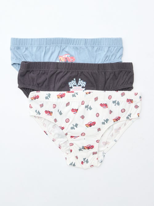 Lot de 3 slips 'Cars' en coton - Kiabi