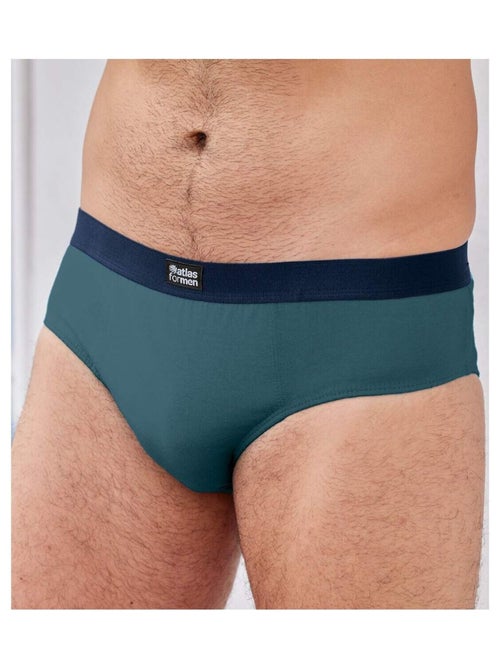 Lot de 3 Slips Classique Confort  - ATLAS FOR MEN - Kiabi