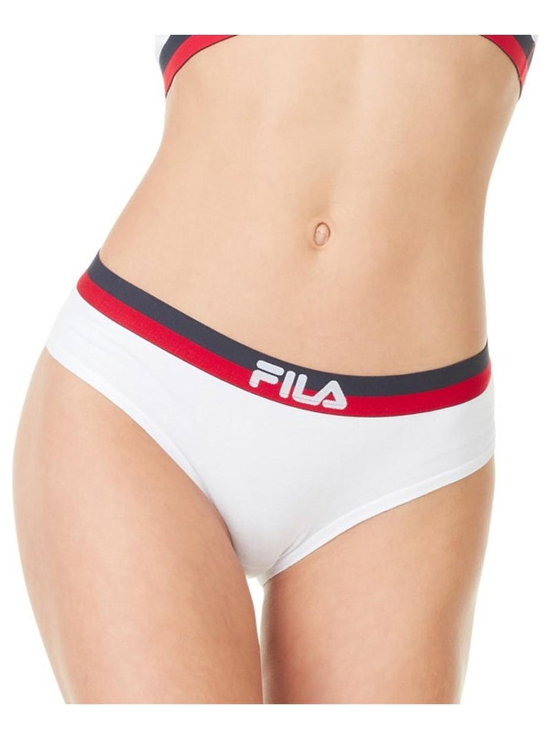Lot de 3 slips coton femme  fila Bleu - Kiabi