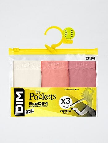 Lot de 3 slips 'DIM' uni
