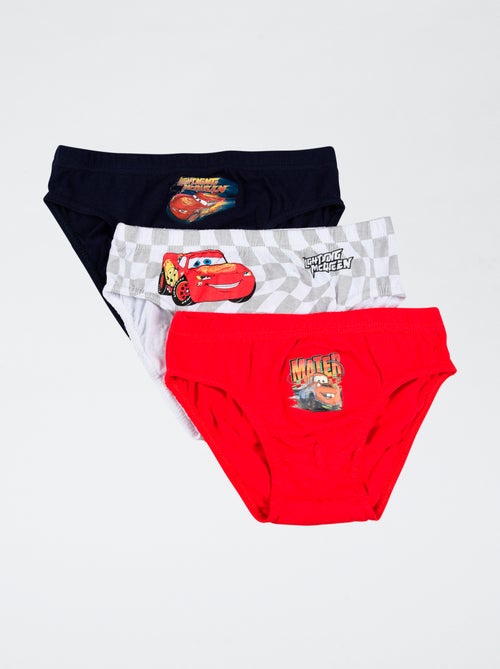 Lot de 3 slips 'Disney' 'Cars' en coton - Kiabi