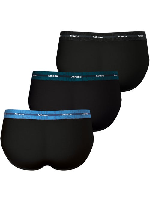 Lot de 3 slips homme 720 stretch coton athena - Kiabi