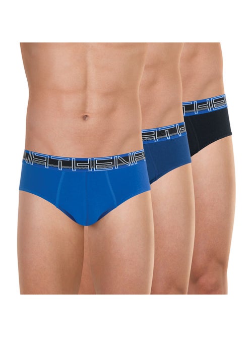 Lot de 3 slips homme 720 stretch coton athena - Kiabi Lot de 3 slips homme 720 stretch coton athena - Kiabi