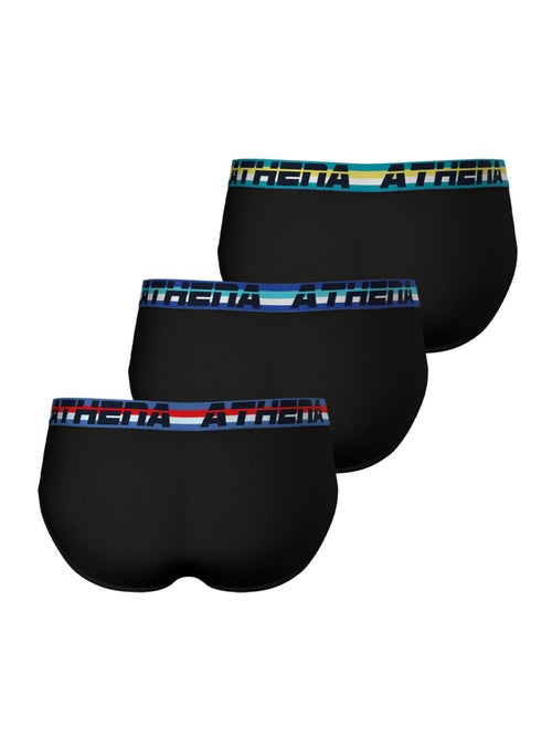 Lot de 3 slips homme 720 stretch coton athena - Kiabi Lot de 3 slips homme 720 stretch coton athena - Kiabi