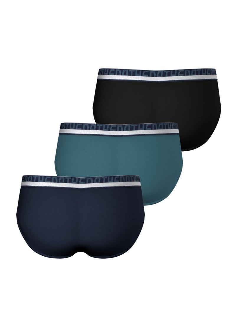 Lot de 3 slips homme athena Bleu - Kiabi