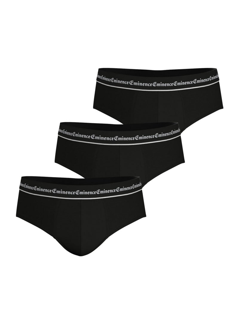 Lot de 3 slips homme business eminence Noir Noir Noir - Kiabi
