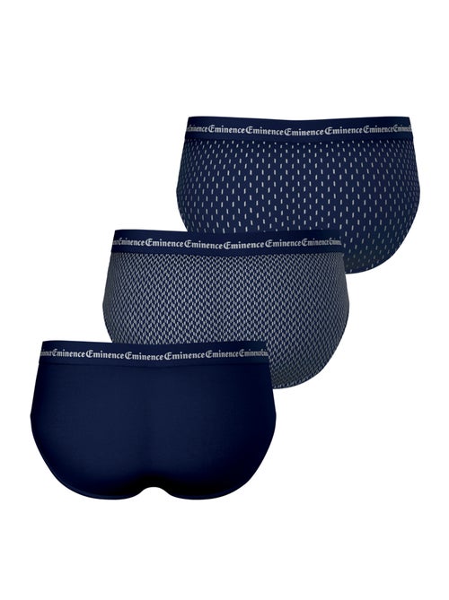 Lot de 3 slips homme business print eminence - Kiabi Lot de 3 slips homme business print eminence - Kiabi
