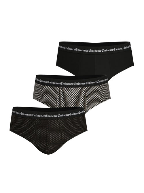 Lot de 3 slips homme business print eminence - Kiabi Lot de 3 slips homme business print eminence - Kiabi