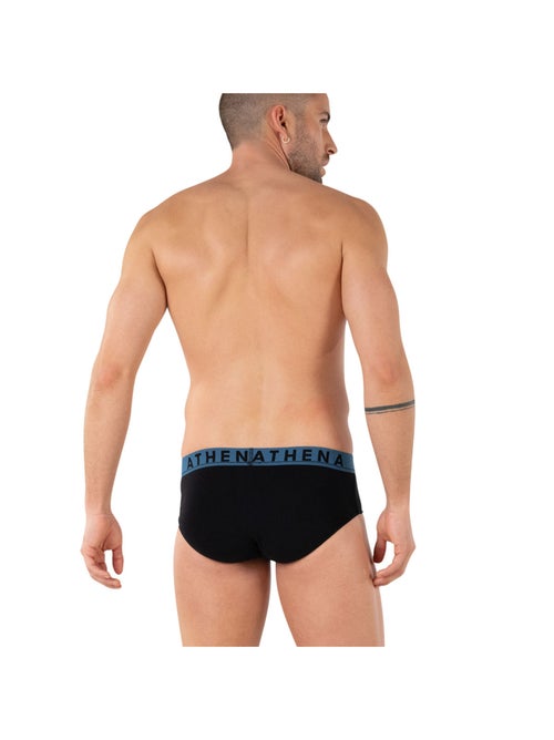 Lot de 3 slips homme easy color athena - Kiabi