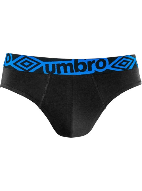 Lot de 3 slips homme en coton ceinture bleue diamon umbro - Kiabi Lot de 3 slips homme en coton ceinture bleue diamon umbro - Kiabi