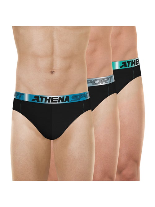 Lot de 3 slips homme odor control athena - Kiabi Lot de 3 slips homme odor control athena - Kiabi