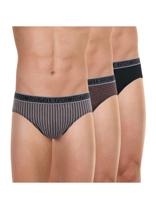Lot de 3 slips homme tonic athena - Kiabi