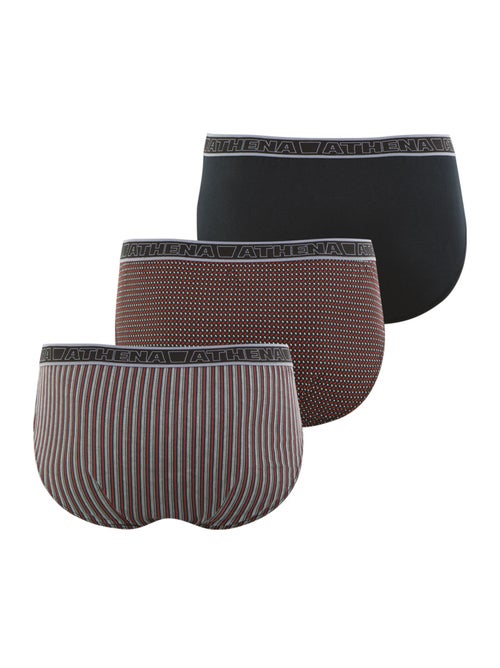 Lot de 3 slips homme tonic athena - Kiabi