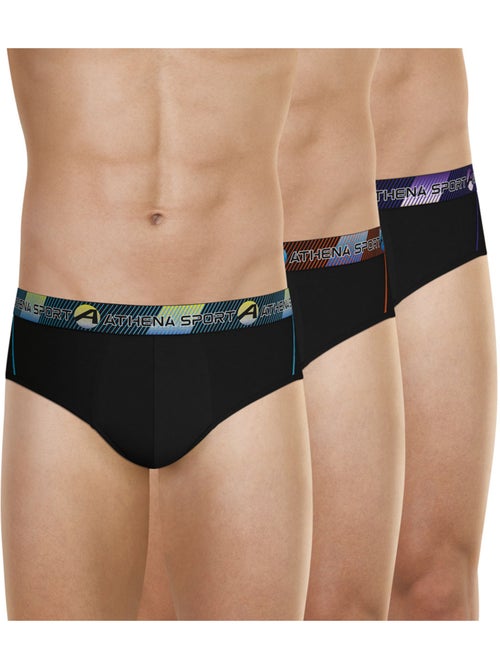 Lot de 3 slips homme training dry athena - Kiabi