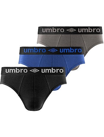 Lot de 3 slips homme uni umbro