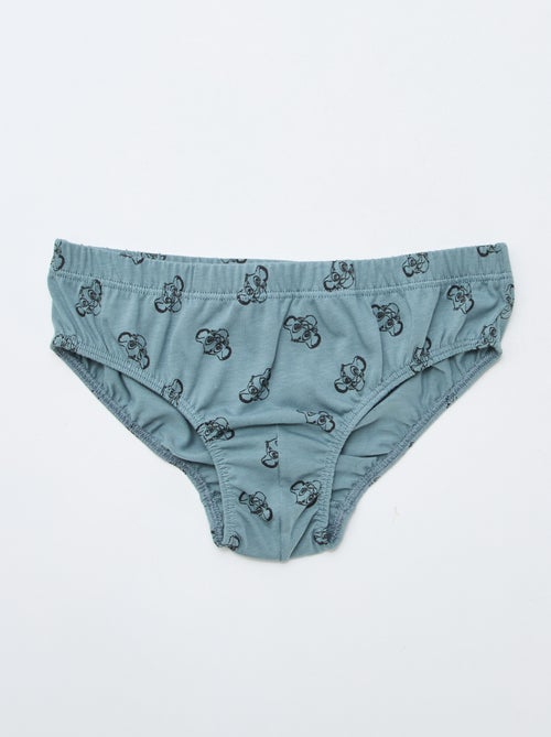 Lot de 3 slips 'Simba' en coton - Kiabi