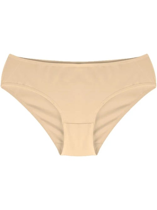 Lot de 3 slips taille basse en jersey de coton penti - Kiabi