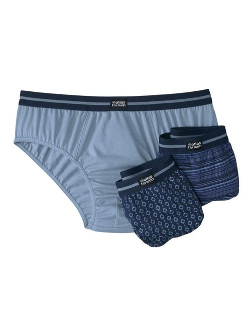 Lot de 3 Slips Top Confort - ATLAS FOR MEN - Kiabi Lot de 3 Slips Top Confort - ATLAS FOR MEN - Kiabi