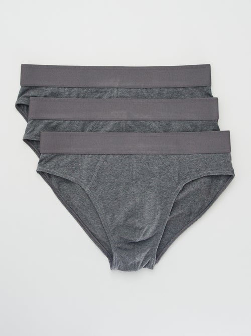 Lot de 3 slips unis - Kiabi