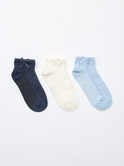 Lot de 3 socquettes à volants - Kiabi