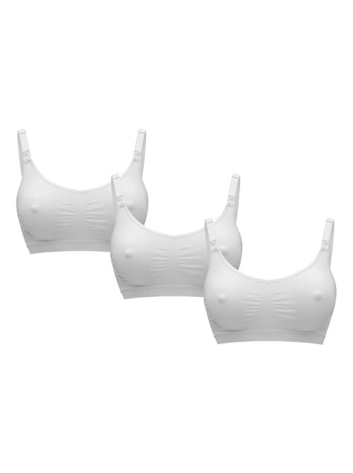 Lot de 3 soutien-gorge grossesse et allaitement medela keep cool - respirant, adaptive stretch, - Kiabi
