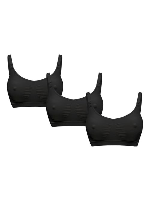 Lot de 3 soutien-gorge grossesse et allaitement medela keep cool - respirant, adaptive stretch, - Kiabi
